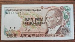 BEŞ BİN (5000)TÜRK LİRASI 7. EMİSYON 4. TERTİP ÇİL++ I63 296194