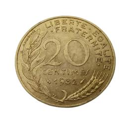Fransa 20 Centimes 1982