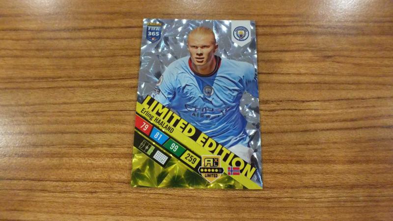 haaland limited edition card Erling Haaland 2022 2023 Topps Match Attax Blue Burst Limited Edition  Series Mint Card #LE BB