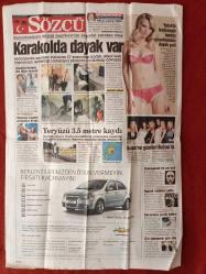 Sözcü Gazetesi 6 Eylül 2010 Rüşvet Karası, Büyük Şehirler 