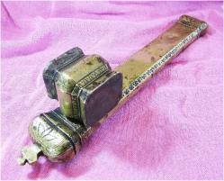 AnTiKa OSMANLI SÜLEYMANİYE İşİ BRONZ DİVİT HOKKA....Çift MÜHÜRLÜ