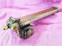 AnTiKa OSMANLI SÜLEYMANİYE İşİ BRONZ DİVİT HOKKA....Çift MÜHÜRLÜ