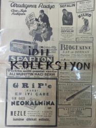 Orijinal Akşam Gazetesi - Newspaper - 14 Teşrinisani 1938 - 14 Kasım 1938 - 14 November 1938 - Gençlik abide önünde and içti - Atatürk'ün kurduğu kudretli ve kuvvetli rejime, inkılâplara daima sadık kalacak - Atatürk'ün naaşları Dolmabahçe'de karayoluyla Sarayburnuna getirilecek - Dün Taksim meydanı insan denizi hâlini almıştı - Türkiye'nin talihi - Büyük Önderimizin son saatlerine dair hatıralar - Merasimde yüz kadar ecnebi gazeteci bulunacak - Ankara'daki Fransız kolonisinin Atatürk'e hürmeti - Hatay büyük bir teessür içinde - Atatürk görülmemiş bir başarıcı şefti - Atatürk'ün eseri bütün dünya icin bir haz ve refah mevzuu olabilir - Atatürk ile İsmet 10 nisan 920 de Akköprü ilerisindeki telaki - Kılıç, fikir kalb ve irade adamı - Atatürk - Türk - yunan dostluğu politikasında Atatürk'ün mesai arkadaşı - Atatürk'ün naaşları - Atatürkün eseri son derece saglamdir - Kanzuk Meyva Tuzu reklamı - Osram-D ampulleri - Neokalmina ilaç reklamı - Biogenine ilaç reklamı - Sefalin ilaç reklamı -