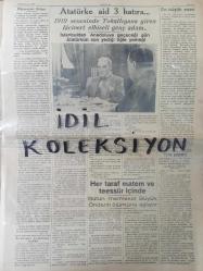 Orijinal Akşam Gazetesi - Newspaper - 15 Teşrinisani 1938 - 15 Kasım 1938 - 15 November 1938 - Atatürk'ün aziz naaşları yarın ziyaret edilecek - Türkiye'nin iki büyük evladı: Atatürk ve İnönü - Atatürk Sovyetlerle sıkı münasebetler idamesi lehinde bulunmuştur - Atatürk, Türkiye'yi kılıcı ile meydana getirmiş ve dehası ile tensik etmiştir - Almanya Atatürk'ün eserine mücadelesine hayran - Meclis, cenaze merasimi için yapılacak sarfiyat kanununu ittifakla kabul etti - Mağlup olmaz kumandan Mustafa Kemal - Atatürk'e ait 3 hatıra - Kurucusunu kaybeden boynu bükük Ankara - Atatürk anıtı - Atatürk'ün son sözü: Saat kaç diyen sormaktan ibaret oldu - İktisadi ve Mali hafta - Parker kalem reklamı - Asipin Kenan ilaç reklamı - Telefunken radyo reklamı - Neokalmina ilaç reklamı -