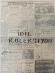 Orijinal Hürriyet Gazetesi - Newspaper - 10 Kasım 1953 - 10 November 1953 - Büyük Ata'yı bugün toprağa veriyoruz - Ankara'da muhteşem bir merasim yapılıyor - Mac Arthur'un Türk milletine mesajı - Büyük Atatürk hakkında İnönü'nün yolladığı mesaj - Suudi Arabistan Meliki İbnissuud dün sabah öldü - Büyük Ata'nın Ebediyete intikali - Atamız için şehrimizde yapılacak anma törenleri - Atatürk ve Maarif - Bütün İtalya'da dün 10 dakika grev yapıldı - Atatürk Trakya manevralarında - Gazi M.Kemal Atatürk - Atatürk'ü nasıl tanıdım - Milli Güreş takımımız dün İsveç'e hareket etti - Prenses Nilüfer Türk vatandaşı olmak istiyor - Kohler dikiş makinası reklamı -