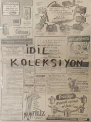 Orijinal Hürriyet Gazetesi - Newspaper - 10 Kasım 1953 - 10 November 1953 - Büyük Ata'yı bugün toprağa veriyoruz - Ankara'da muhteşem bir merasim yapılıyor - Mac Arthur'un Türk milletine mesajı - Büyük Atatürk hakkında İnönü'nün yolladığı mesaj - Suudi Arabistan Meliki İbnissuud dün sabah öldü - Büyük Ata'nın Ebediyete intikali - Atamız için şehrimizde yapılacak anma törenleri - Atatürk ve Maarif - Bütün İtalya'da dün 10 dakika grev yapıldı - Atatürk Trakya manevralarında - Gazi M.Kemal Atatürk - Atatürk'ü nasıl tanıdım - Milli Güreş takımımız dün İsveç'e hareket etti - Prenses Nilüfer Türk vatandaşı olmak istiyor - Kohler dikiş makinası reklamı -