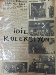 Orijinal Tan Gazetesi - Newspaper - 13 İkinciteşrin 1938 - 13 Kasım 1938 - 13  November 1938 - Atamızın Cenaze Merasimi - Gençliğin asil ve necip heyecanı - Hariçte Teessür - Vekiller heyeti - Cenaze merasimine gelecek heyetler - Muhtelif dış haberlerden kısa hulasalar - Millî mücadele devam ediyor - Atatürk'e ait canlı hatıralar - Atatürk beşeriyetin emsalini görmediği bir askerî dehadır - İbrâhim Hakkı Konyalı - Sıra Zaferler kahramanı büyük İsmet İnönü - Churchill kimdir - Hariçte duyulan derin teessürler - Macar kabinesi istifa etti - Askerî hekimlik Kongresinin vardığı kararlar - Fosfarsol ilaç reklamı - Neokalmina ilaç reklamı - Far Hasan Fare ilacı reklamı - Viroza merhem reklamı -