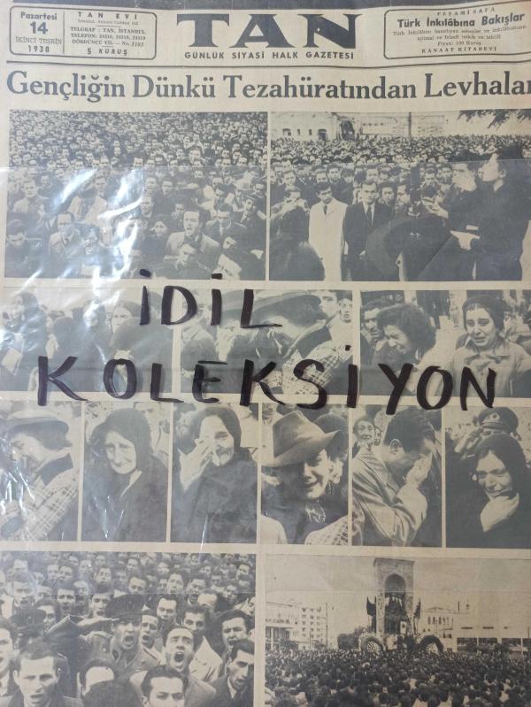 Orijinal Tan Gazetesi - Newspaper - 14 İkinciteşrin 1938 - 14 Kasım 1938 - 14 November 1938 - Gençliğin dünkü tezahüratından Levhalar - Kanzuk Vitalin kuvvet şurubu reklamı - Aziz Atatürkümüz için bütün dünyadaki teessür havası devam ediyor - Refik Halid Orijinal Tan Gazetesi - Newspaper - 14 İkinciteşrin 1938 - 14 Kasım 1938 - 14 November 1938 - Gençliğin dünkü tezahüratından Levhalar - Kanzuk Vitalin kuvvet şurubu reklamı - Aziz Atatürkümüz için bütün dünyadaki teessür havası devam ediyor - Refik Halid
