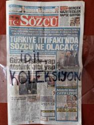 Sözcü Gazetesi 20 Nisan 2019 Türkiye İttifakı'nda Sözcü Ne Olacak?, İmamoğlu: Görüşlerinizle İlgilenmiyorum Yeter Ki Alın Terinizi Dökün!, S400'ler Atina'yı Korkuttu, Beşiktaş'ta Yalı Dönemi Bitecek, Efes Fırsat Tepti, Bir Devrin Sonu, Tolgay'dan Vazgeçmiyor, Fener'de Büyük Göç, Bursa'ya Moral