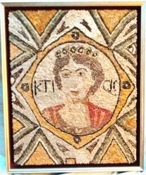 MOZAİK TABLO ANTİK KRALİÇE DOĞAL TAŞ