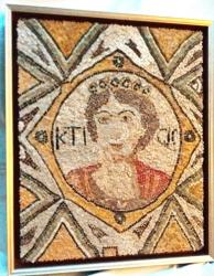 MOZAİK TABLO ANTİK KRALİÇE DOĞAL TAŞ