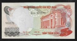 ** GÜNEY  VİETNAM ( 500 * DONG ) 1970 - ÇİL