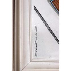 Saghar Daeiri İmzalı Suluboya Tablo / 71 x 57 cm Çerçevesinde