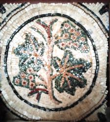 Antika - MOZAİK ANTİK HAYAT AĞACI DOĞAL TAŞ MOZAİK - kitantik - kitaLog