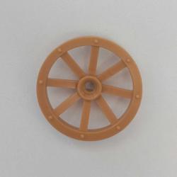 Lego® 4489b Tekerlek Yük Arabası İçin Büyük 33mm D., Tekerlek Tutucu Pimi için Delikli (Sedef Gold)