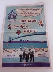Cumhuriyet Gazetesi - 2 Temmuz 2010 - Aziz Yıldırım Aykut Kocaman'a Sahip Çıkın - Kemal Kılıçdaroğlu Türbana Evet Demedim - İstanbul Caz Partisi - Balyoz Darbe Planı - Emel Sayın Fotoğrafı - İlhan Selçuk'un Sesinden Türkiye Ve Dünyaya Bakış