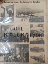 Orijinal Ulus Gazetesi - Newspaper - 21 Sonteşrin 1938 - 21 Kasım 1938 - 21 November 1938 - Ebedî şef Ankara'da - Bütün Ankara göz yaşları arasında Büyük Ata'nın cenazesi önünde ağlıyor - Dün gelen yabancı heyet be kıtalar - Acı hakikat tabut içinde - Vedaların en hazini - Bayrağın gölgesinde - Bir Tabutu huşu içinde takip eden millet - Atatürk inkılaplarını kopya değil, ibdâ etti - Rütenya'da kargaşalık artmaya başladı - Büyük Ölü Ankara'da karşılarken - Nasuhi Baydar - Cemal Kutay - Norveç kraliçesi dün vefat etti - İstanbul'dan Ankara'ya kadar ıstıraplı ve acıklı yolculuk - Amiral Şükür Okan - Celâl Bayar - Büyük ölünün cenazesi Yavuz'da - Ankara'ya memleketin emanet ettiği tabut - Gönüller fatihi Atatürk - Aspirin ilaç reklamı - Nevrozin ilaç reklamı - Biogenine ilaç reklamı - Radyolin diş macunu reklamı -