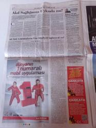 Cumhuriyet Gazetesi - 1 Haziran 2014- Fenerbahçe Başkanı Aziz Yıldırım 3 Temmuz Siyasi Davadır - Gezi'nin Yıldönümü'nde Vahşet - Canlı Yayında Gözaltı - 14 Yerde Yine Sandık Başına