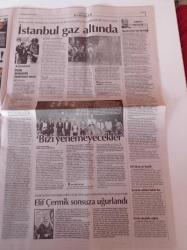 Cumhuriyet Gazetesi - 1 Haziran 2014- Fenerbahçe Başkanı Aziz Yıldırım 3 Temmuz Siyasi Davadır - Gezi'nin Yıldönümü'nde Vahşet - Canlı Yayında Gözaltı - 14 Yerde Yine Sandık Başına