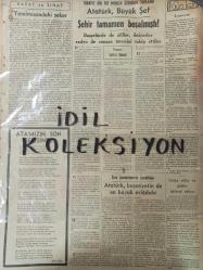 Orijinal Ulus Gazetesi - 23 Sonteşrin 1938 - 23 Kasım 1938 - 23 November 1938 - Cumhurreisimizin beyanatları - B. Alber Saro - Japonlar çin çeteleri ile mücadeleye giriştiler - Kıyametli Türk bilgini Halil Ethem Eldem - Rütenya'da yeni kargaşalıklar - Kral Karol - Alman müstemleke talepleri karşısında Fransa ve İngiliz - Türk milletine yapılan hitap - Yerelmasındaki şeker - Saffet Gürol - Atatürk, beşeriyetin de en büyük evladıdır - Yurt'ta Atatürk için törenler - Atatürk'ün hatıraları yaşatıldı - İngiliz Ward Price - Samih Tiryakioğlu - Hasan Krem reklamı - Gripin ilaç reklamı - Fosfarsol ilaç reklamı - Radyolin diş macunu reklamı - Philips ampulleri reklamı - Resmi ilanlar - Küçük ilanlar - Has tıraş bıçakları reklamı - Neokürin ilaç reklamı - Telefunken radyo reklamı - Osram-D ampulleri reklamı -