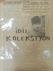 Orijinal Son Posta Gazetesi - Newspaper - 12 Birincikanun 1938 - 12 Ekim 1938 - 12 October 1938 - İnönü'nün kömür havzasında tetkikleri - Cumhuriyetin yeni bir eseri daha Erzincan hattı dün işletmeye açıldı - Bundan tam 24 yıl önce Çanakkalede bir gece - Stoyadinoviç - Milli Şef Zonguldakta alakadarları dinlediler - Bette Davis - Tunusta dün de İtalya'ya karşı nümayişler yapıldı - Ukrayna'nın istiklali için mücadele başladı - Süveyş kanalı meselesi - Tasarruf haftası bugün başladı - Saray sineması - Jacques Thibaud - Valt Disney sineması - Tunus'un tarihî - Kocaeli köy kalkınması inkişaf etmeye başladı - Sinema yıldızlarının başlıca Hususiyetleri - Harry Baur - Loretta Young - Cumhurreisinin İnebolu ve havalisindeki tetkikleri - Gripin ilaç reklamı - Spor - Lig maçları - Galatasaray - Topkapı maçları - Atatürk'le 24 sene - Radyolin diş macunu reklamı - Aspirin ilaç reklamı - Neokalmina ilaç reklamı - Sefalin ilaç reklamı - Fosfarsol ilaç reklamı - Nervin ilaç reklamı -