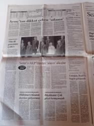 Cumhuriyet Gazetesi - 2 Ekim 2006- Cumhurbaşkanı Ahmet Necdet Sezer'den Recep Tayyip Erdoğan'a Yanıt - AKP'den Ayasofya Önergesi - Gazze'de İç Çatışma - Avusturya Seçimi Sol Partinin - Galatasaray - Fenerbahçe - Beşiktaş
