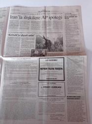 Cumhuriyet Gazetesi - 5 Kasım 2009 - Beşiktaş Başkanlarının Kara Yazgısı - Shakira Son Anda Özgür - CHP Sözcüsü Mustafa Özyürek - MHP Grup Başkanvekili Oktay Vural - Adli Tıp Güler Zere Af Kapsamında