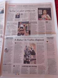 Cumhuriyet Gazetesi - 13 Kasım 2009 - Fenerbahçe'de Roberto Carlos Düğümü - Telekomünikasyon İletişim Başkanı Dinleyemedik - Telekulak Depremi - Dünyanın En Güçlüleri- Rusya Fin Ortaklığı