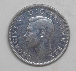 İngiltere Gümüş 6 Pence 1943