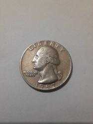 1967 ABD QUARTER ÇEYREK DOLAR ORİJİNAL ÇA