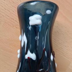 Akıtma Cam Sanatı İşçilikli Koparma Murano Vazo.