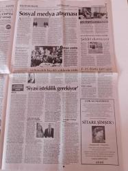Cumhuriyet Gazetesi - 16 Ekim 2021 - Mesut Özil - Trabzonspor Başkanı Ahmet Ağaoğlu - Kapadokya'da Renkli Maraton - Kemal Kılıçdaroğlu'ndan Merkez Bankası Ve Savcılık Hamleleri - Taliban Amerikan Otelinde - Kuş Türleri Tehdit Altında - Bedava Kitap Dönemi Bitiyor