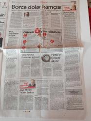 Cumhuriyet Gazetesi - 24 Mart 2015 - Taylor Swift Porno Sitesi Aldı - Bizimle Değilsin Emenike - Fuhuş Skandalı AKP'ye Zarar Verir Diye Kapatıldı - Domuz Gribinde Bakandan İtiraf Salgında 30 Ölüm Var