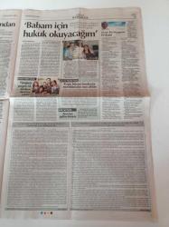 Cumhuriyet Gazetesi - 19 Aralık 2014 - Trabzon'da Fenerbahçe Kavgası - Ali Tatar'ın Kızı Babam İçin Hukukçu Olacağım - Ateşin Karası Hala Kalplerde Maraş Katliamı- Ahlak Bekçisi RTÜK