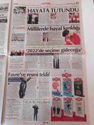 Cumhuriyet Gazetesi - 13 Haziran 2021 - Fenerbahçe'den Favre'ye Resmi Teklif - Millilerde Hayal Kırıklığı - Diyanet Sen Çocuk Dergisinde Kafa Kesme Sahnesi - Floyd Cinayeti Fotoğrafına Pulitzer - NATO Zirvesi Öncesi Libya Ziyareti - Müsilaj Uçaktan Da Göründü - Yüzde 5 Baraja Yeşil Işık