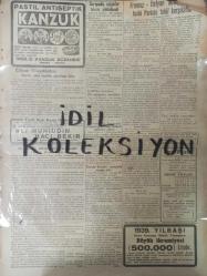 Orijinal Son Posta Gazetesi - Newspaper - 24 Birincikanun 1938 - 24 Ekim 1938 - 24 October 1938 - Amerikan-Almam gerginliği arttı - 15 yaşında yaman bir sahtekar yakalandı - Avrupada soğuklar tekrar şiddetlendi - Hitler - Ruzvelt - Gazi Ahmed Muhtar Paşa - Nazım Paşa - Abdullah Paşa - Atatürk'ün hatıratı - Kanzuk ilaç reklamı - Fransız - İtalyan anlaşmasının feshi Paris'te tabii karşılandı - Radyolin diş macunu reklamı - Nevrozin ilaç reklamı - Romanya takımı geldi, akşam Ankara'ya gitti - Sovyet-Japon ihtilafı - Mübadele ve tefviz işlerinin kati tasfiyesi - Maktul ihsanın elbiseleri henüz bulunamadı - Melek sineması - Saray sineması - Sümer sineması - Sakarya sineması - Istanbul - Edirne yolunda inşaat - Kocaeli parti kongresi - Çocuk mücrimler artıyor - 3 senedir aranan bir otel hırsızı yakalandı - Sefalin ilaç reklamı - Osram-D ampulleri - Almanya'ya 10 ton buğday satıldı - Turan Tiyatrosu - Ertuğrul Sadi Tek tiyatrosu - Halk Opereti - Gripin ilaç reklamı - Fosfarsol ilaç reklamı -