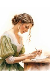 Sayılarla Boyama Tablo Seti (Kitap Okuyan Güzel Kız)