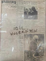 Tıpkı Basım - Yeni Sabah Gazetesi  - Newspaper - 11 Sonteşrin 1938 - 11 Kasım 1938 - 11 November 1938 - Aziz Atatürk'ümüzü kaybettik - Bu Milletin Ruhunu en iyi Atatürk anladı - Ulu şefin ölümü Türkiye'de bütün cihanda derin teessür uyandırdı - Hüseyin Cahid Yalçın - Şehir Haberleri - Avam Kamarasında yapılan müzakereler - Başvekil Ankara'ya döndü gece vekiller heyeti toplandı - İstanbul dünü matem içinde geçirdi - Büyük şef Atatürk'ün hayatı ve inkılapları - İsmet İnönü ve Mareşal Fevzi Çakmak - Atatürk'ün heykeli - Dün hükümetin neşrettiği tebliğ - Neokürin ilaç reklamı - Emek sandalya fabrikası - Seksulin ilaç reklamı -