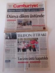 Cumhuriyet Gazetesi - 22 Aralık 2020 - Gümüş Madalyalı Jimnastikçi Göksu Üçtaş Şanlı - Yüzde 60'ımız Aşı Olana Dek Ciddiyetini Koruyacak - Erik Ağacı Çiçek Açtı - Telefon İttifakı - Abdullah Öcalan'la Hangi Danışman Görüştü - İyi Partili Aytun Çıray