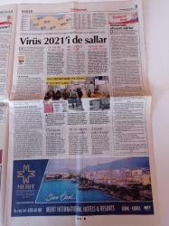 Cumhuriyet Gazetesi - 22 Aralık 2020 - Gümüş Madalyalı Jimnastikçi Göksu Üçtaş Şanlı - Yüzde 60'ımız Aşı Olana Dek Ciddiyetini Koruyacak - Erik Ağacı Çiçek Açtı - Telefon İttifakı - Abdullah Öcalan'la Hangi Danışman Görüştü - İyi Partili Aytun Çıray