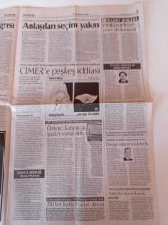 Cumhuriyet Gazetesi - 22 Aralık 2020 - Gümüş Madalyalı Jimnastikçi Göksu Üçtaş Şanlı - Yüzde 60'ımız Aşı Olana Dek Ciddiyetini Koruyacak - Erik Ağacı Çiçek Açtı - Telefon İttifakı - Abdullah Öcalan'la Hangi Danışman Görüştü - İyi Partili Aytun Çıray
