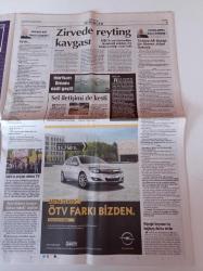 Cumhuriyet Gazetesi - 13 Ekim 2012 - Tartışılan Adam Abdullah Avcı - Alex De Souza'ya Sevgi Seliyle Veda - Mercan Erzincan'ın Seyir Albümü - Mars'ta Sıradışı Kaya - Meclis'te Seçim Şoku - 49. Antalya Altın Portakal Film Festivali - Soner Yalçın