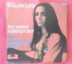 Plak Kabı (Sadece Kapak): Daliah Lavi - Oh Wann Kommst Du / Drei Schwarze Rosen