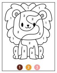 Çocuklar İçin Sayılarla Boyama Kitap Seti (2 Kitap)