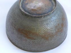 Osmanlı Dönemi İşlemeli Bakır Kase