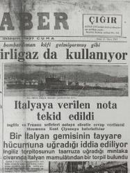 Tıpkı Basım - Dev Boy Fotokopi Kağıdında - Haber Gazetesi - Newspaper - 8 İlkteşrin 1937 - 8 Ekim 1937 - 8 Ekim 1937 - Japonlar zehirligaz da kullanıyor - İtalya'ya verilen nota tekid edildi - Atatürk İsmet İnönü ile beraber bugün Ankara'dan İzmire hareket ediyor - Hırvatlar Sırp muhalifleriyle birleşti - Bir talebe mektep müdürünü öldürdü - Lehistanda Türklerin kalması istenmiyormu - Leh konsolosu dedikoduların ve neşriyatın doğru olmadığını bildiriyor - Amerika'nın Japonlara karşı müsbet ve fiili harekete geçmesi Cenevrede bekleniyor - Bir İtalyan gemisinin tayyare hücumuna uğradığı iddia ediliyor -