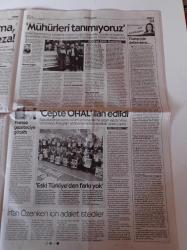 Cumhuriyet Gazetesi - 13 Kasım 2016 - Burak Yılmaz Lefter'i Geçti - Romalı Karalahana - Küresel Isınma Dünyayı Dönüştürmeye Başladı- Roma Bostanı - Avrasya Maratonu - Akın Atalay Tutuklandı - Oyucu Şebnem Bozoklu - Hedef Rejim Değişikliği