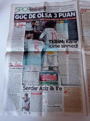 Cumhuriyet Gazetesi - 13 Kasım 2016 - Burak Yılmaz Lefter'i Geçti - Romalı Karalahana - Küresel Isınma Dünyayı Dönüştürmeye Başladı- Roma Bostanı - Avrasya Maratonu - Akın Atalay Tutuklandı - Oyucu Şebnem Bozoklu - Hedef Rejim Değişikliği