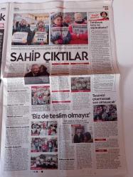 Cumhuriyet Gazetesi - 2 Kasım 2016 - Müthiş Eczacıbaşı - Tarık Akan - Halk Cumhuriyete Sahip Çıktı - Cumhuriyet Gazetesiyle Dayanışma - Tippi Hedren Alfred Hitchcock Beni Taciz Etti -- Roma Parkta İzinsiz Kazıyı Halk Durdurdu - Boğaziçi'nde İsyan
