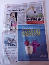 Cumhuriyet Gazetesi - 28 Eylül 2011 - Filenin Sultanları Çeyrek Finalde - Femen'in Hedefi Platini - James Bond İstanbul'da - Hasdal Doldu Taştı: TÜSİAD - Tahran'dan Ankara'ya Suçlama - Recep Tayyip Erdoğan